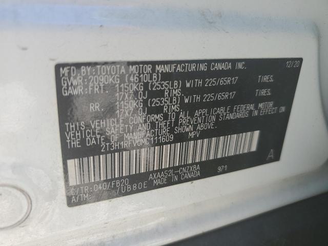 Photo 12 VIN: 2T3H1RFV0MC111609 - TOYOTA RAV4 