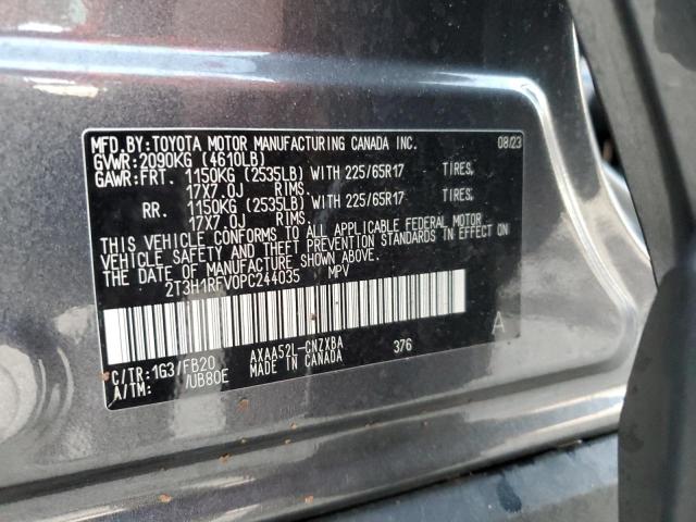 Photo 13 VIN: 2T3H1RFV0PC244035 - TOYOTA RAV4 LE 