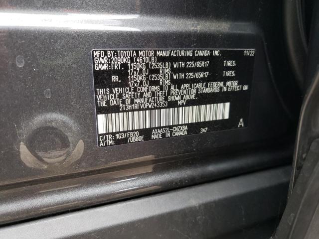 Photo 12 VIN: 2T3H1RFV0PW243353 - TOYOTA RAV4 LE 