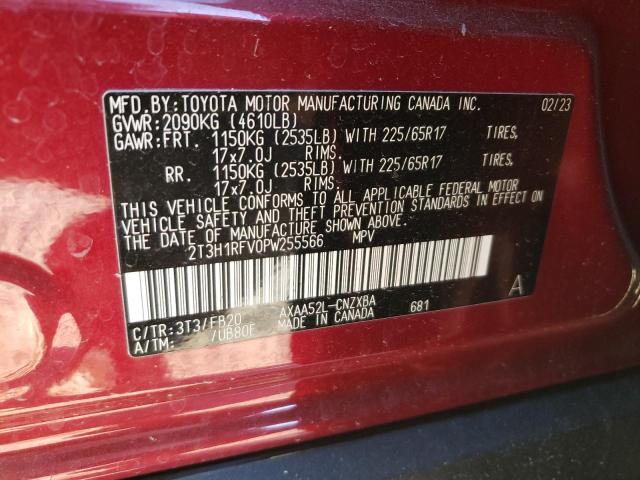 Photo 12 VIN: 2T3H1RFV0PW255566 - TOYOTA RAV4 LE 