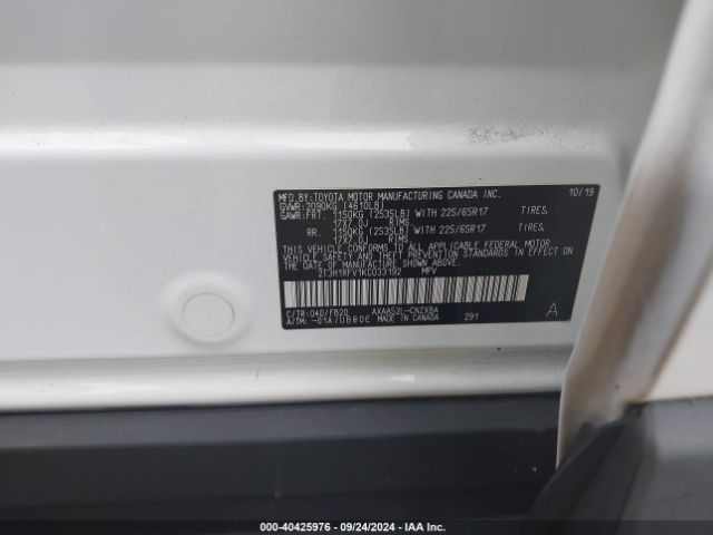 Photo 8 VIN: 2T3H1RFV1KC033192 - TOYOTA RAV4 