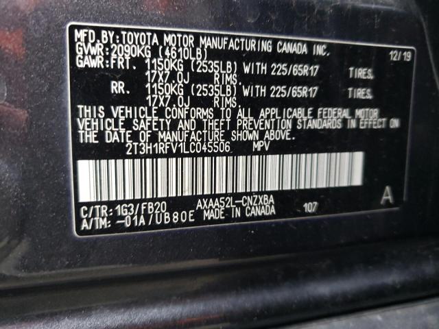 Photo 13 VIN: 2T3H1RFV1LC045506 - TOYOTA RAV4 LE 