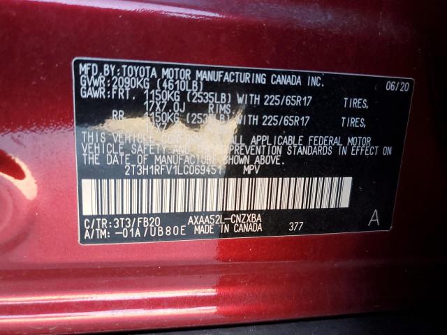 Photo 13 VIN: 2T3H1RFV1LC069451 - TOYOTA RAV4 