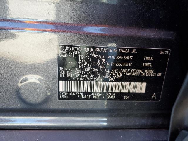 Photo 12 VIN: 2T3H1RFV1MC145073 - TOYOTA RAV4 LE 