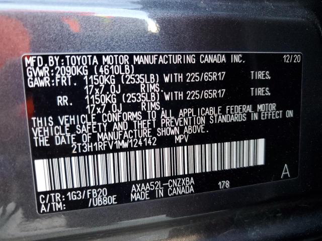 Photo 13 VIN: 2T3H1RFV1MW124142 - TOYOTA RAV4 