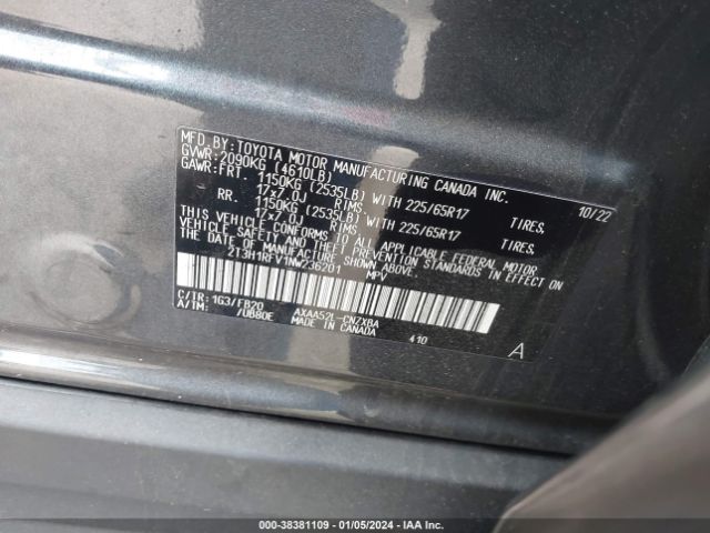 Photo 8 VIN: 2T3H1RFV1NW236201 - TOYOTA RAV4 