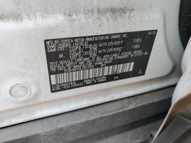 Photo 12 VIN: 2T3H1RFV2LC072505 - TOYOTA RAV4 LE 