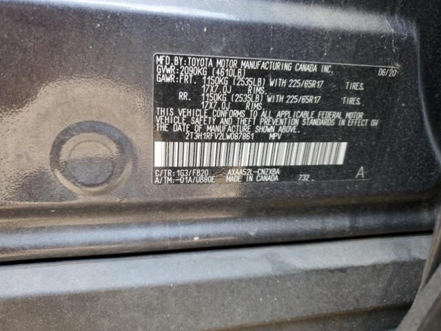 Photo 12 VIN: 2T3H1RFV2LW087861 - TOYOTA RAV4 LE 