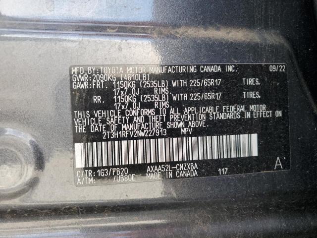 Photo 12 VIN: 2T3H1RFV2NW227913 - TOYOTA RAV4 LE 