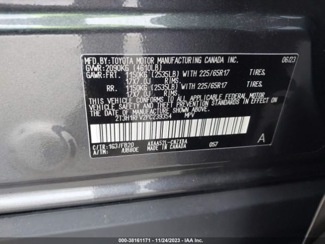 Photo 8 VIN: 2T3H1RFV2PC239354 - TOYOTA RAV4 