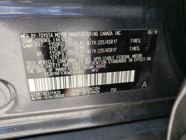 Photo 9 VIN: 2T3H1RFV3KW037484 - TOYOTA RAV4 LE 