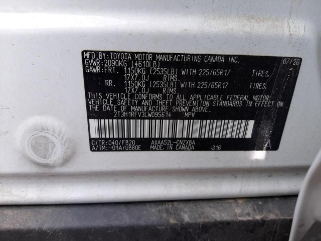 Photo 12 VIN: 2T3H1RFV3LW095614 - TOYOTA RAV4 LE 