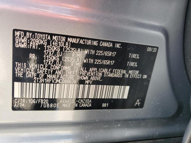 Photo 13 VIN: 2T3H1RFV3MC088634 - TOYOTA RAV4 LE 