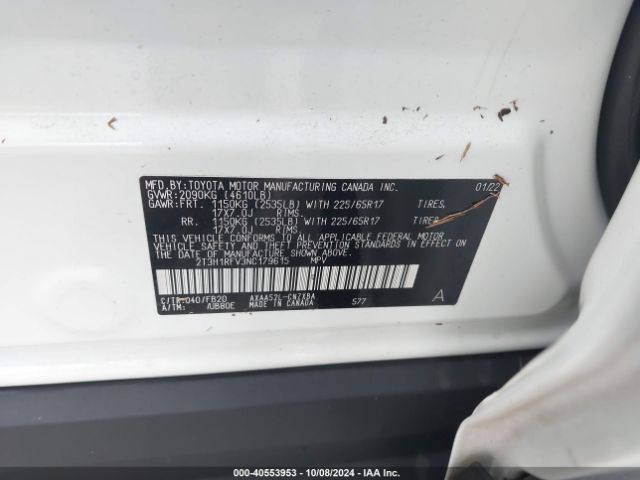 Photo 8 VIN: 2T3H1RFV3NC179615 - TOYOTA RAV4 