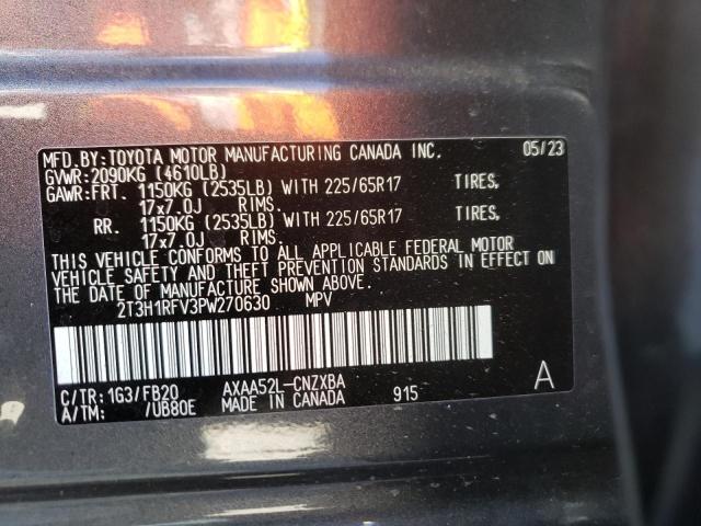 Photo 13 VIN: 2T3H1RFV3PW270630 - TOYOTA RAV4 LE 