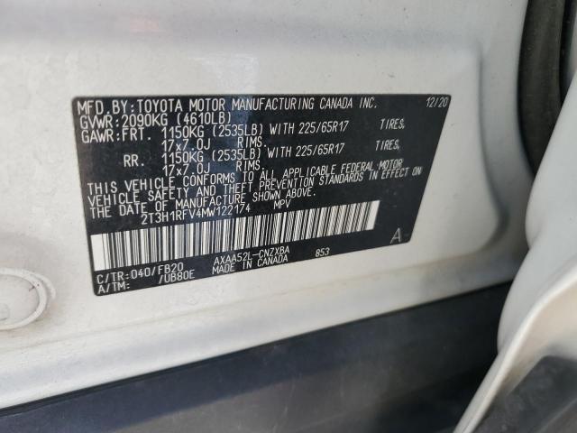 Photo 12 VIN: 2T3H1RFV4MW122174 - TOYOTA RAV4 LE 