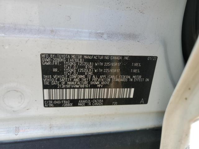 Photo 12 VIN: 2T3H1RFV4NW188161 - TOYOTA RAV4 LE 