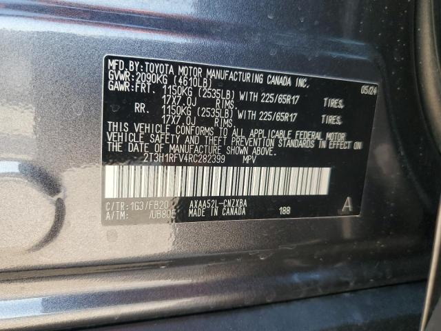 Photo 12 VIN: 2T3H1RFV4RC282399 - TOYOTA RAV4 LE 