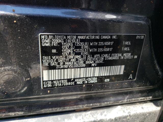 Photo 9 VIN: 2T3H1RFV5LC052099 - TOYOTA RAV4 LE 