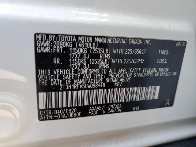 Photo 12 VIN: 2T3H1RFV5LW098448 - TOYOTA RAV4 