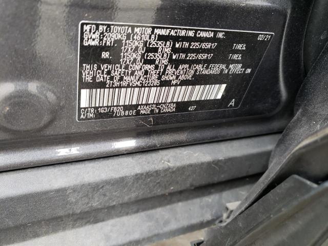 Photo 12 VIN: 2T3H1RFV5MC123285 - TOYOTA RAV4 LE 