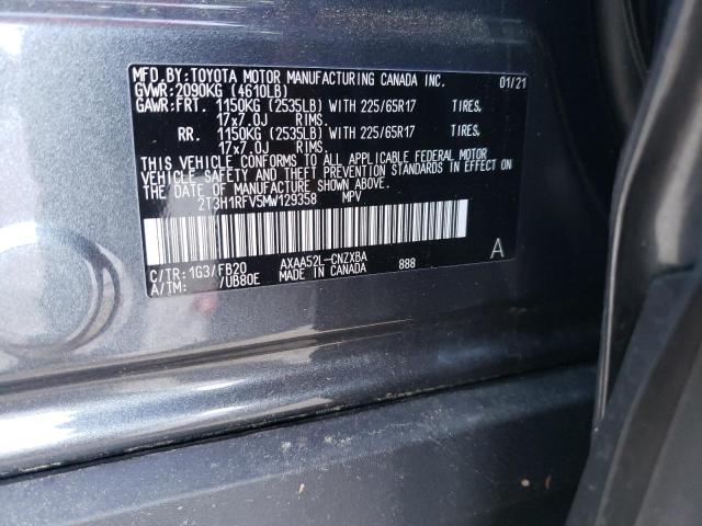 Photo 9 VIN: 2T3H1RFV5MW129358 - TOYOTA RAV4 LE 