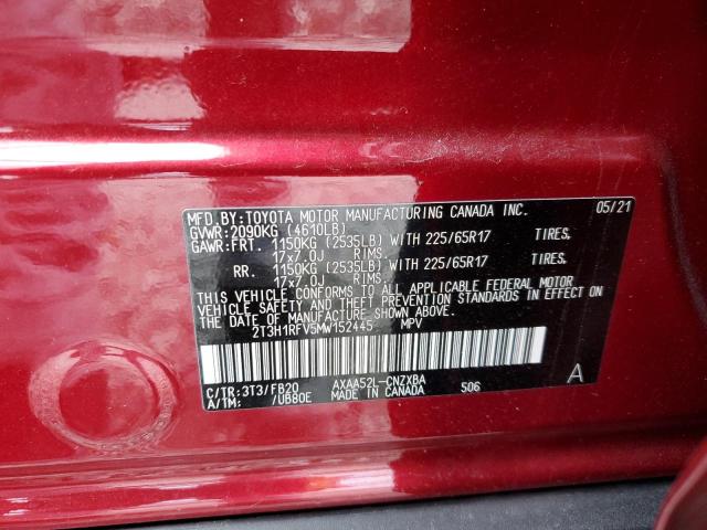 Photo 11 VIN: 2T3H1RFV5MW152445 - TOYOTA RAV4 LE 