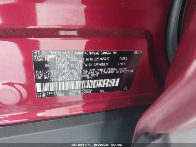 Photo 8 VIN: 2T3H1RFV5MW154776 - TOYOTA RAV4 