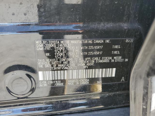 Photo 12 VIN: 2T3H1RFV5NW204772 - TOYOTA RAV4 LE 