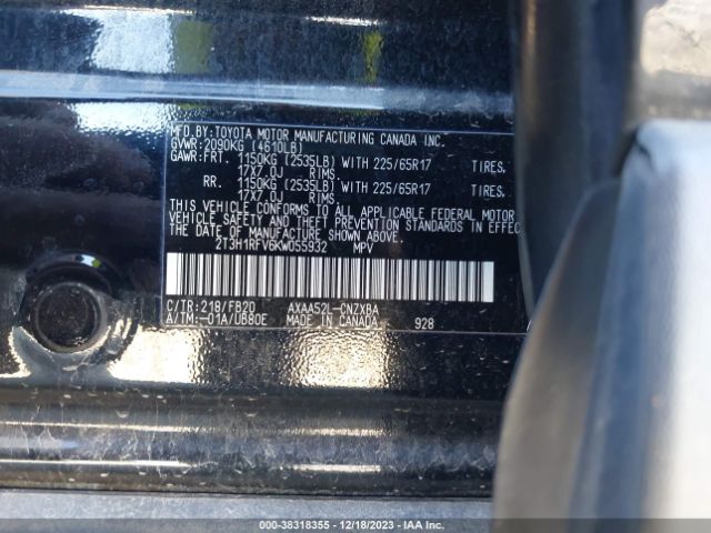 Photo 8 VIN: 2T3H1RFV6KW055932 - TOYOTA RAV4 