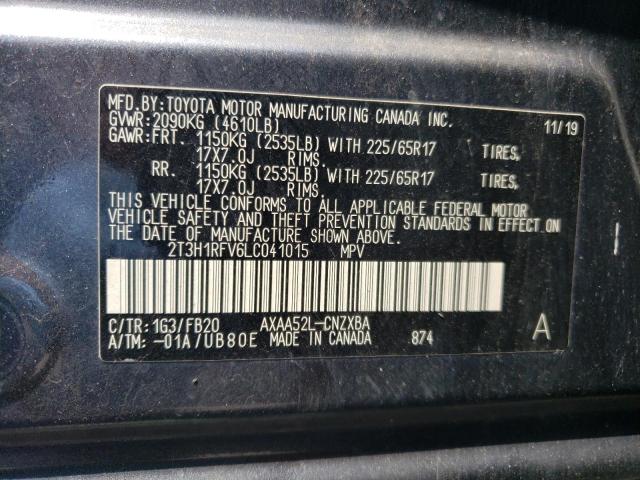 Photo 12 VIN: 2T3H1RFV6LC041015 - TOYOTA RAV4 