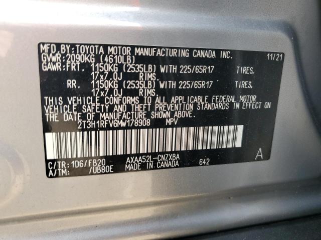 Photo 13 VIN: 2T3H1RFV6MW178908 - TOYOTA RAV4 