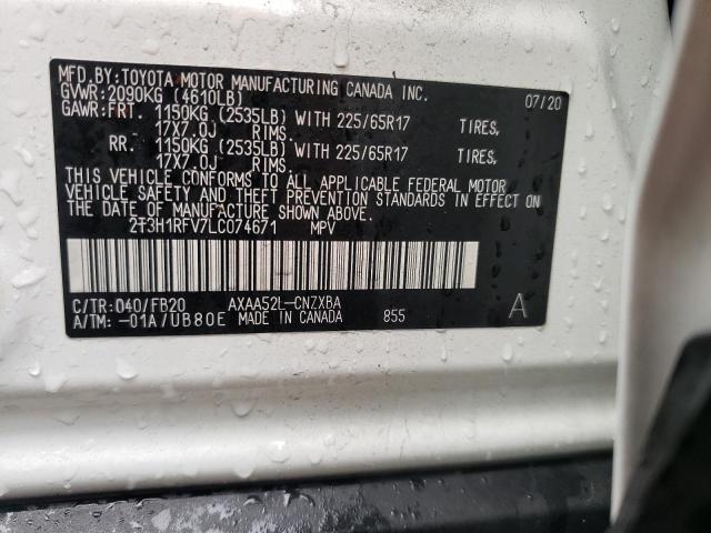 Photo 9 VIN: 2T3H1RFV7LC074671 - TOYOTA RAV4 LE 