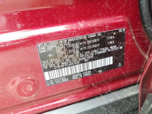 Photo 9 VIN: 2T3H1RFV7LW061448 - TOYOTA RAV4 LE 