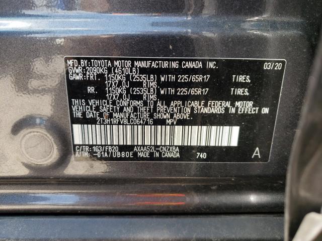 Photo 9 VIN: 2T3H1RFV8LC064716 - TOYOTA RAV4 LE 