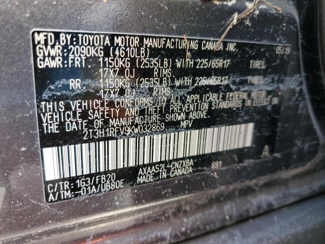 Photo 13 VIN: 2T3H1RFV9KW032869 - TOYOTA RAV4 LE 