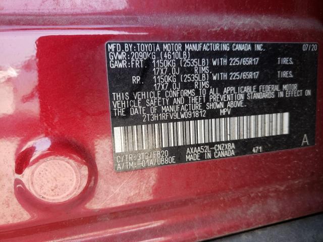 Photo 11 VIN: 2T3H1RFV9LW091812 - TOYOTA RAV4 