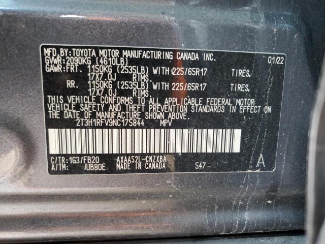 Photo 12 VIN: 2T3H1RFV9NC175844 - TOYOTA ALL OTHER 