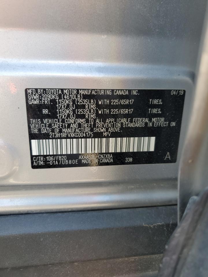 Photo 13 VIN: 2T3H1RFVXKC004175 - TOYOTA RAV 4 