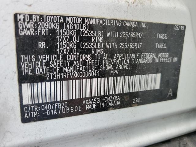 Photo 11 VIN: 2T3H1RFVXKC006041 - TOYOTA RAV4 