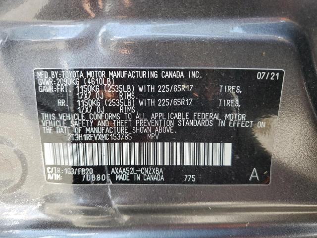 Photo 11 VIN: 2T3H1RFVXMC153785 - TOYOTA RAV4 