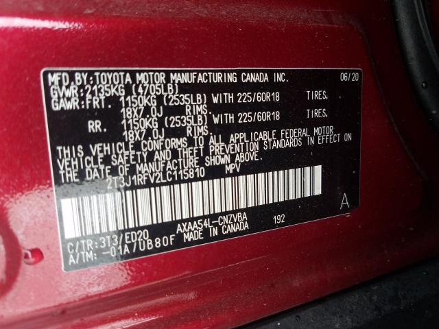 Photo 9 VIN: 2T3J1RFV2LC115810 - TOYOTA RAV4 ADVEN 