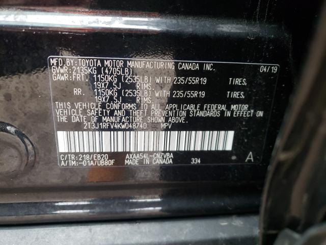 Photo 9 VIN: 2T3J1RFV4KW048740 - TOYOTA RAV4 ADVEN 