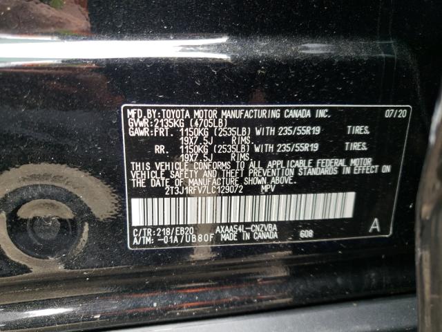 Photo 9 VIN: 2T3J1RFV7LC129072 - TOYOTA RAV4 ADVEN 