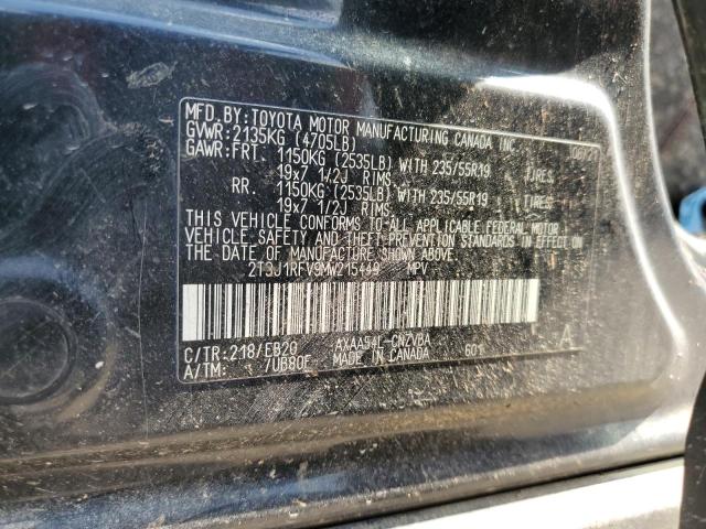 Photo 12 VIN: 2T3J1RFV9MW215449 - TOYOTA RAV4 