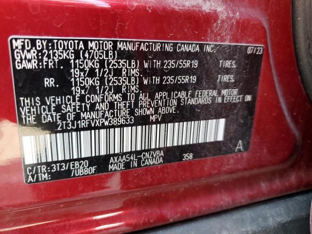 Photo 11 VIN: 2T3J1RFVXPW389633 - TOYOTA RAV4 ADVEN 