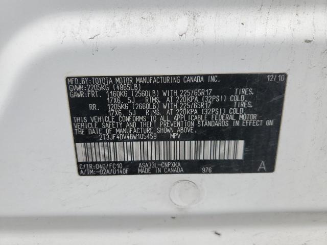 Photo 11 VIN: 2T3JF4DV4BW105459 - TOYOTA RAV4 