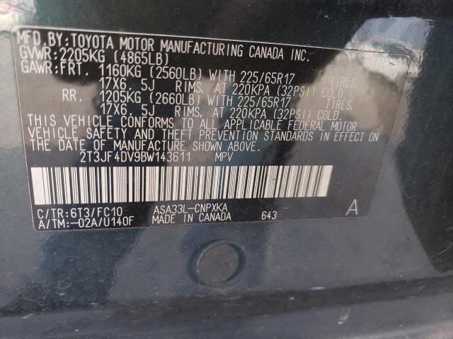 Photo 12 VIN: 2T3JF4DV9BW143611 - TOYOTA RAV4 