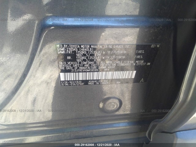 Photo 8 VIN: 2T3JFREV4GW456584 - TOYOTA RAV4 