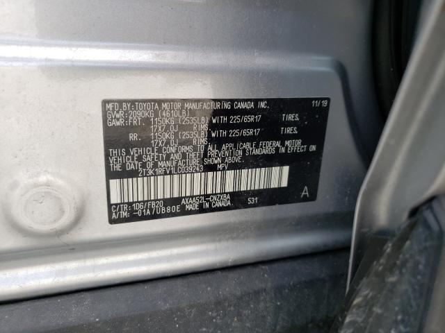 Photo 9 VIN: 2T3K1RFV1LC039243 - TOYOTA RAV4 LE 